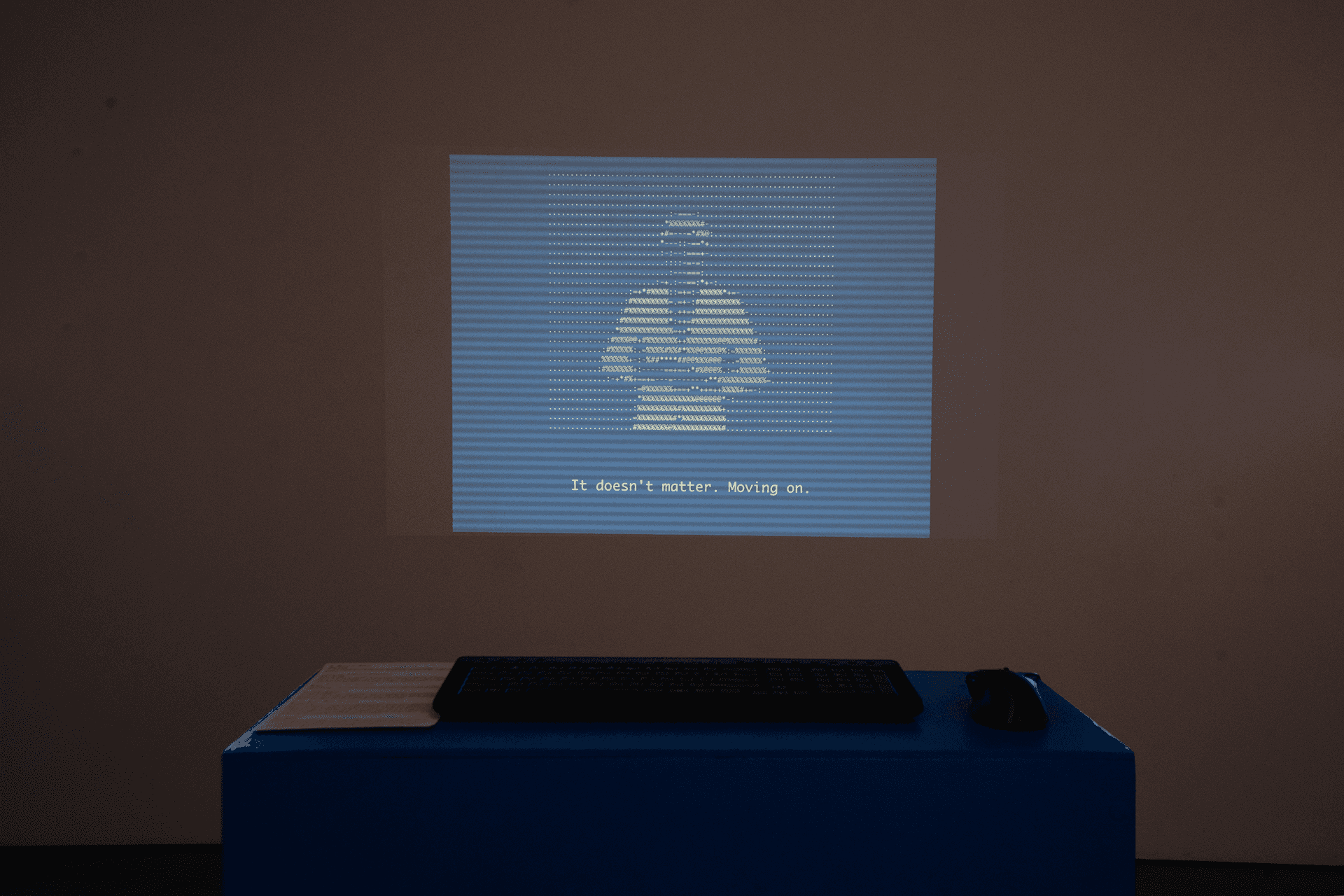 Corporate Software Sim, Video Game & Installation by Aidan Strong